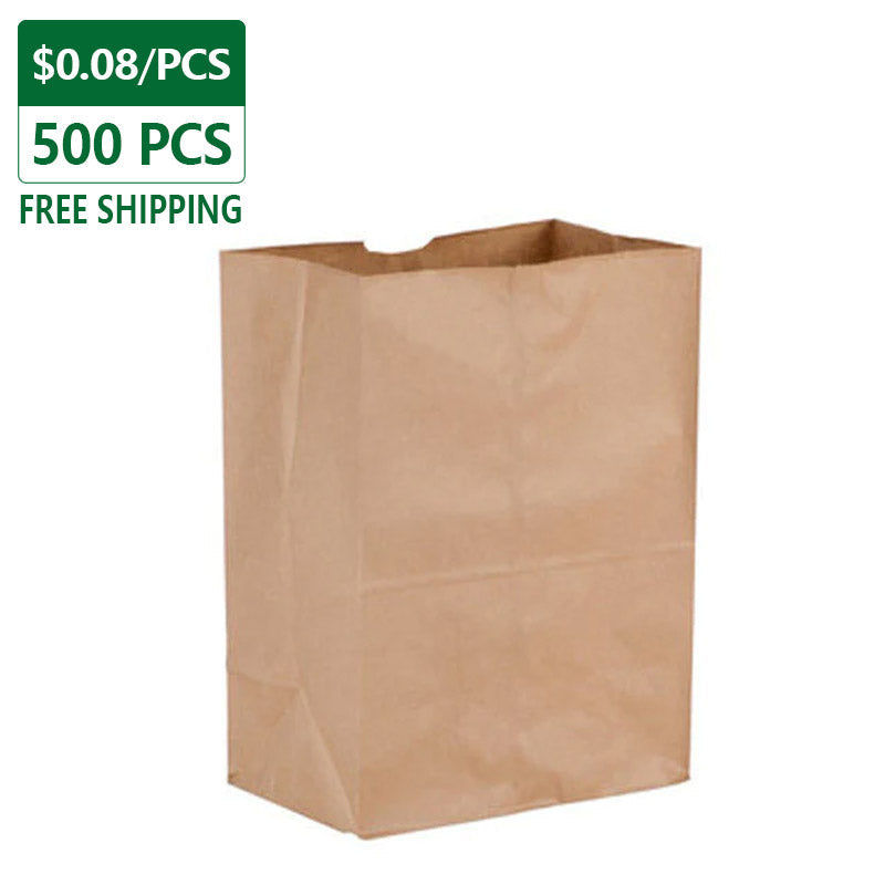 DURO 1/8 Kraft Paper Bags Wholesale 500 pcs