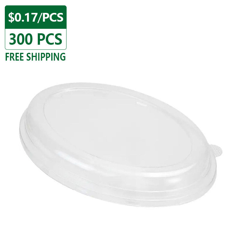 Clear Pet Lids For 26 oz Burrito Bowl (FOB26N) 300 pcs