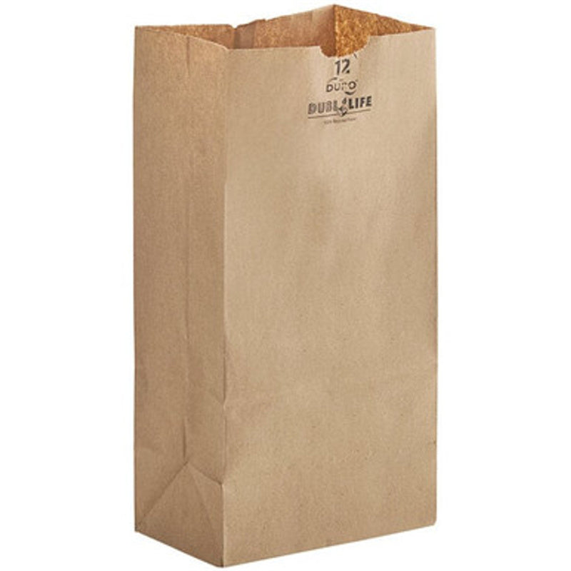 DURO 12 Lb Kraft Paper Bags Wholesale 400pcs