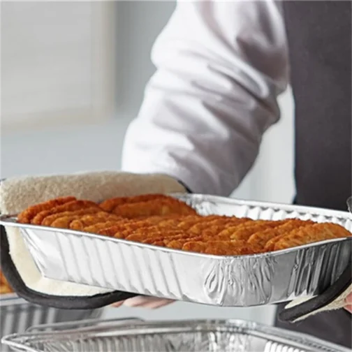 Half Size Medium Aluminum Tray 100pcs - Image 2