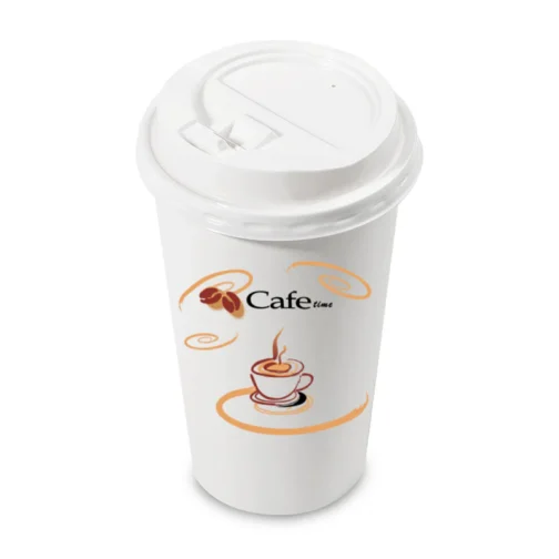 10 oz Disposable Coffee Cups Paper Printed 1000 pcs - Image 2