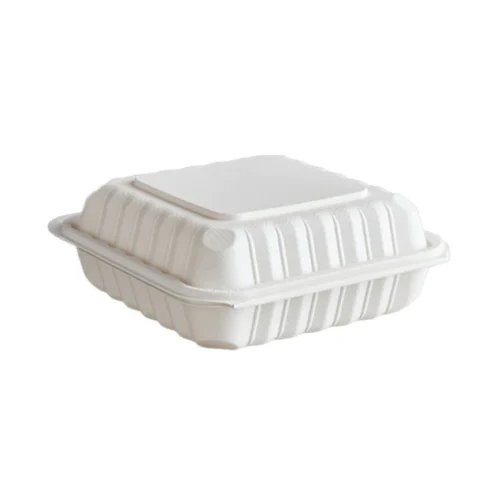 8" Microwaveable Plastic Clamshell Food Containers 150 pcs - Image 4
