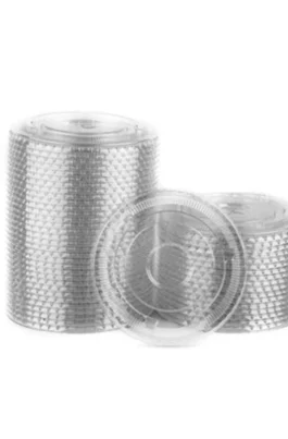 Disposable Plastic Flat Lids For Cold Cups 1000 pcs