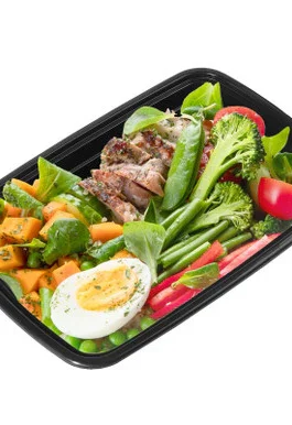 30 oz Plastic To Go Containers with Lids Black 150 Set