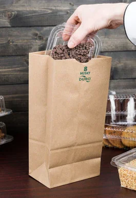 DURO 8 lb Kraft Paper Bags Wholesale 400 pcs