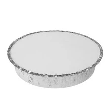 7" Paper Flat Foil Lid 1000 pcs
