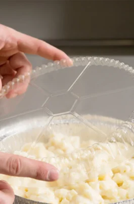 Clear Plastic Lids for 8" Round Aluminum Foil Pans 500 pcs