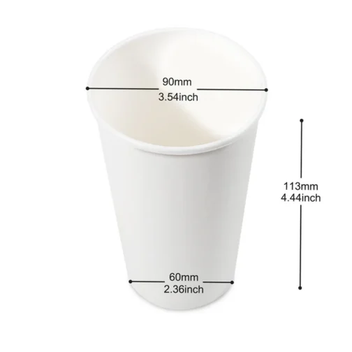 12 oz Paper Cups for Hot Drinks Disposable 1000 pcs - Image 3