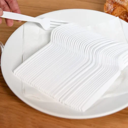 Heavy White Fork 1000 pcs