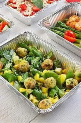 Full Size Shallow Aluminum Tray 50pcs