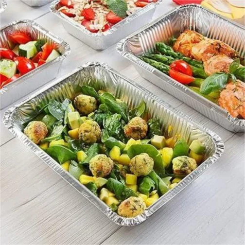 Full Size Shallow Aluminum Tray 50pcs