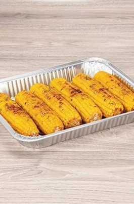 Half Size Shallow Heavy Duty Aluminum Tray 100 pcs