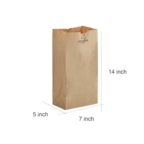 DURO 12 Lb Kraft Paper Bags Wholesale 400pcs - Image 2