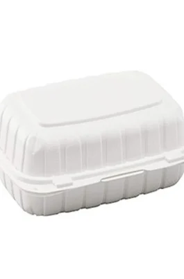 9"x6"x3"Microwaveable Plastic Clamshell Food Container 150pcs