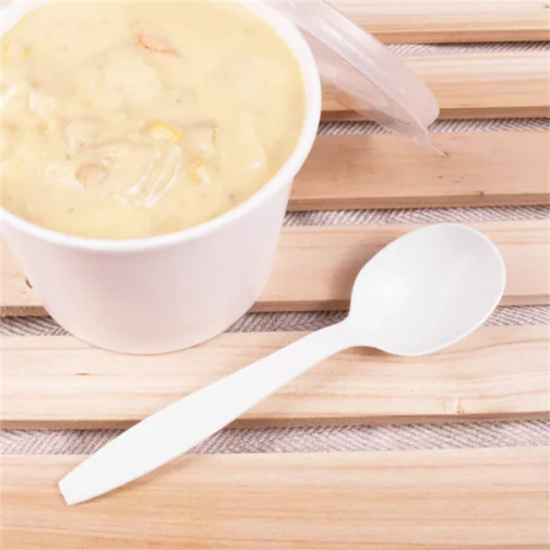 Heavy Spoon White 1000 pcs
