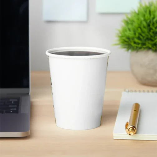 10 oz Disposable Blank Coffee Cups 1000pcs - Image 2