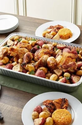 Full size Heavy Duty Medium Aluminum Tray 50pcs