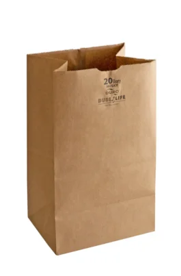 Sample 20 lb Recycled Kraft Paper Bags