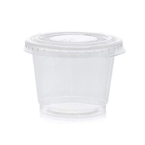 Sample Disposable Plastic Lids For 1oz Portion Cup - Image 2