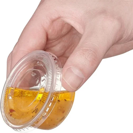 1.5/2oz Portion Cup Lids 2500 pcs - Image 2